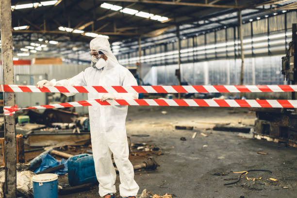 Professional Biohazard technician working in California, CA